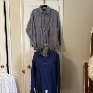 2 Calvin Klein Men’s dress shirts- L